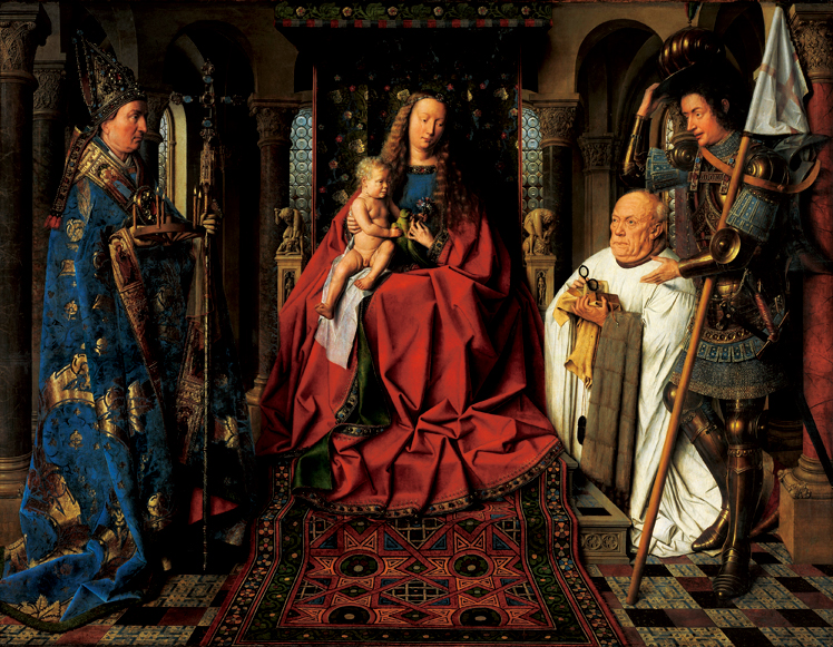   扬·凡·艾克  Jan Van Eyck——卡农的圣母